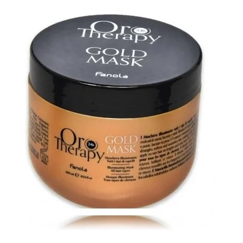 FANOLA ORO THERAPY Gold Mask plaukų kaukė 300 ml image 1