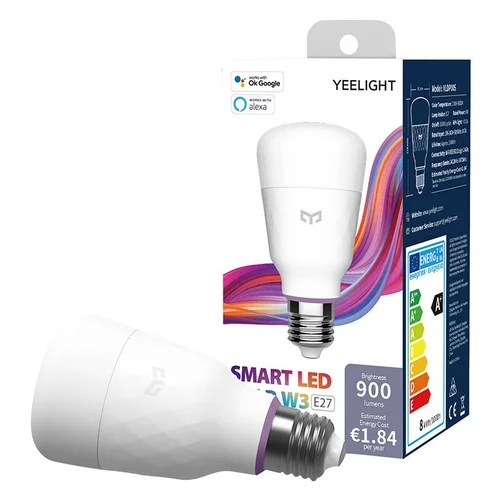 Yeelight Smart Bulb 1S išmanioji LED lemputė, balta image 3