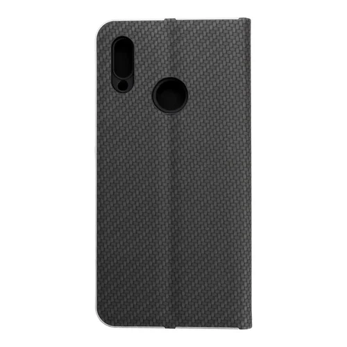 LUNA Book Carbon dėklas Huawei P Smart 2019, juodas image 2