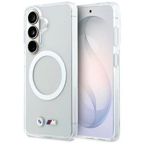 BMW IML Shockproof Metal Logo MagSafe dėklas Samsung Galaxy S26, skaidrus image 1