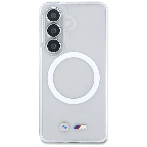 BMW IML Shockproof Metal Logo MagSafe dėklas Samsung Galaxy S26, skaidrus image 3