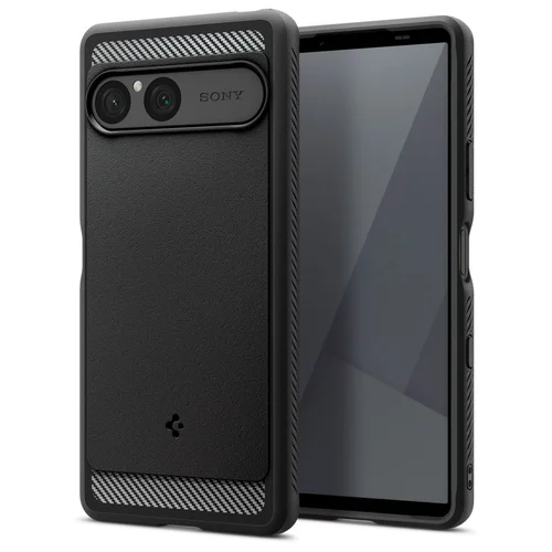Spigen Rugged Armor dėklas Sony Xperia 10 VII, matinė juoda image 1