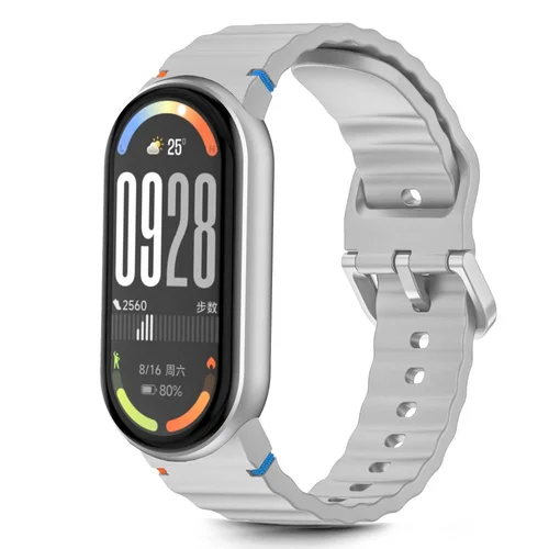 Tech-Protect dirželis Xiaomi Smart Band 8/9/10/NFC, pilkas image 1