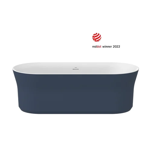 Vonia Ypsilon 180x80 laisvai pastatoma Deepsea Blue/balta image 2