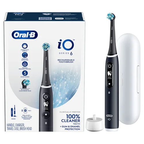 Oral-B iO Series 6s, Juoda Lava image 2