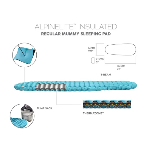 Bestway AlpineLite Regular Mummy 183 × 51 × 7,5 cm 69612 image 2