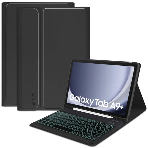 Tech-Protect SC dėklas su klaviatūra Samsung Galaxy Tab A9+ 11 col., juodas image 1