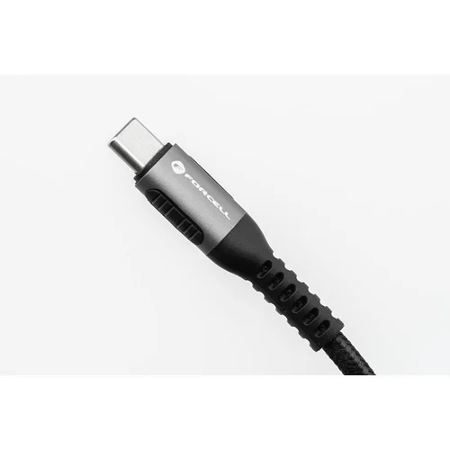 FORCELL F-ENERGY C259 Cafule USB-C–Lightning kabelis 3 m, juodas image 3