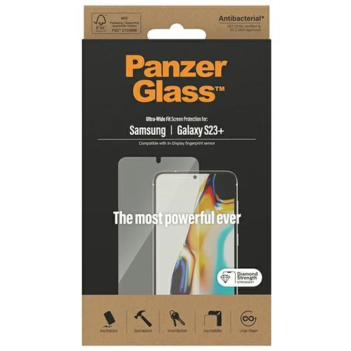 PanzerGlass Ultra-Wide Fit stiklas Samsung Galaxy S23+ image 3