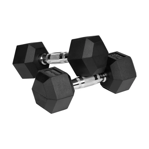 REBEL ACTIVE guma dengti ketaus hanteliai 2 × 7 kg image 2