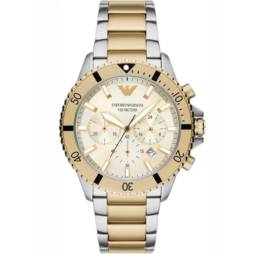Emporio Armani AR11606 vyriškas dviejų tonų chronografas image 1