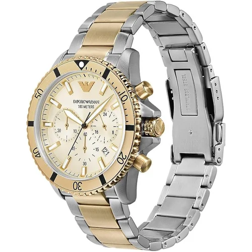 Emporio Armani AR11606 vyriškas dviejų tonų chronografas image 2