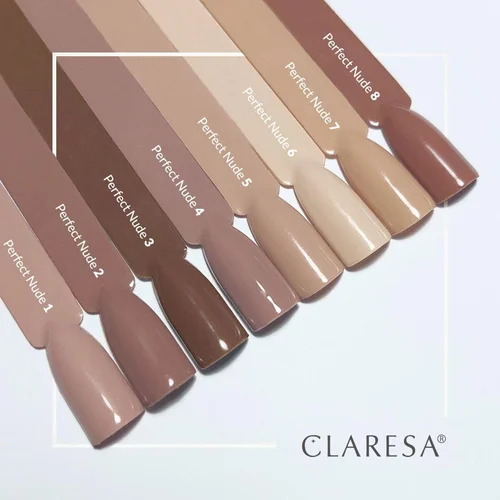 CLARESA PERFECT NUDE 7 hibridinis nagų lakas 5 g image 2