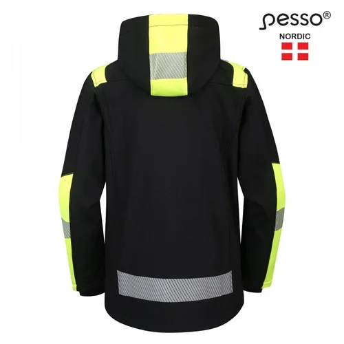 Pesso ASTRA Softshell striukė juoda/geltona - S image 2