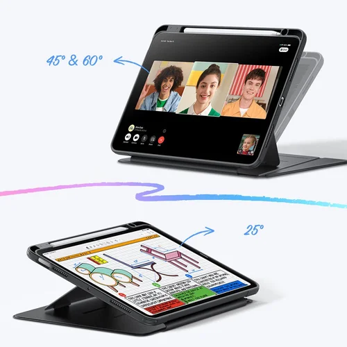 ESR Flip Hybrid dėklas iPad 10,9/11 col., juodas image 3