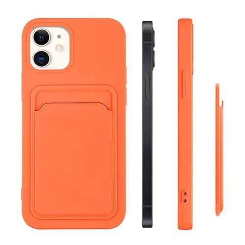 Samsung Galaxy A72 4G silikoninis dėklas-piniginė, baltas image 1