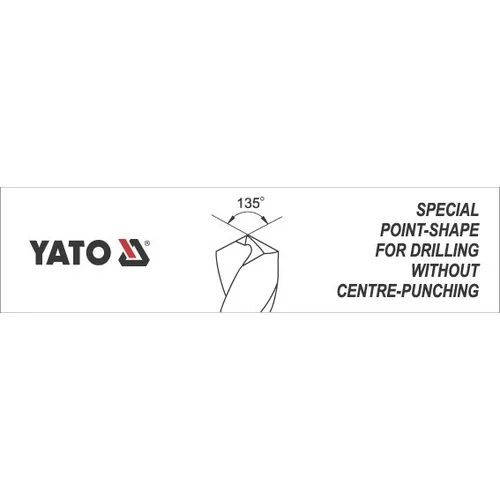 YATO YT-4040 HSS-Cobalt 4,0 mm grąžtas metalui image 2