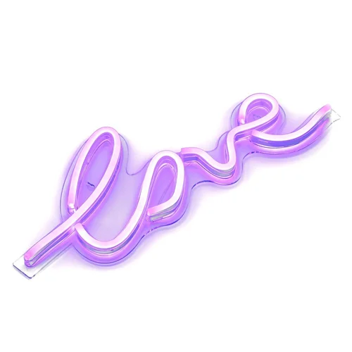 MEILĖ LED neoninė lempa su USB image 2