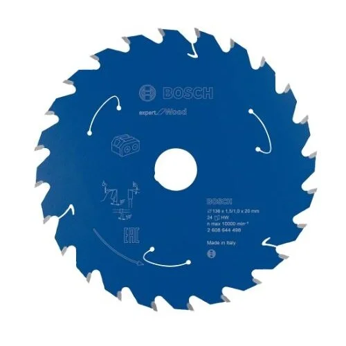 Bosch Expert for Wood Pjovimo diskas 136x20x1.5/1x24T 2608644498 image 1