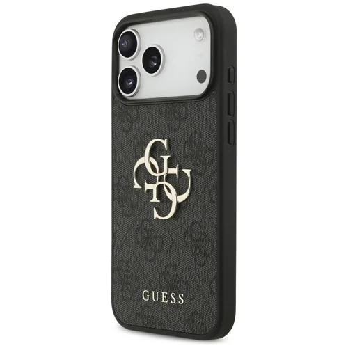 Guess 4G Didelis logotipas dėklas iPhone 17 Pro Max, juodas image 2