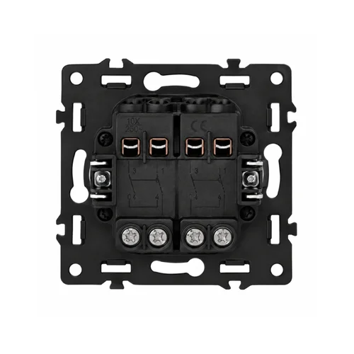 Feelspot FSMJ2IW dvipolis mechaninis kryžminis jungiklis baltas image 2