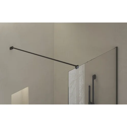 Dušo kabina RAVAK Walk-In Air Wall, 120 cm juoda ir skaidrus stiklas image 2