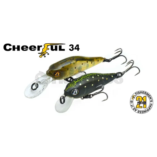 Cheerful 34F SR vobleris 34 mm, 042 Matte Chartreuse Perch image 2