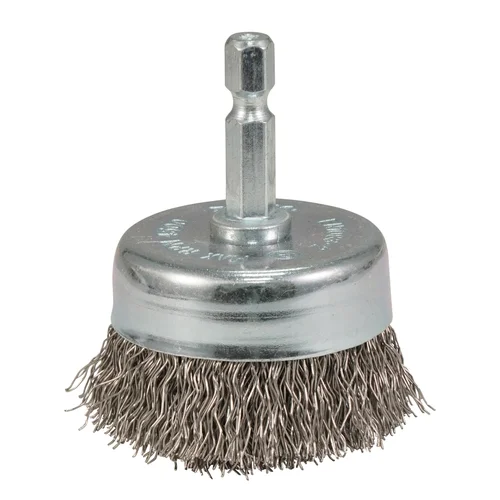 Makita D-76560 Taurės formos šveitimo šepetys, 50 mm, su 1/4'' šešiakampiu antgaliu image 1