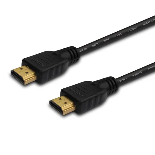 Savio CL-05 HDMI kabelis 2 m, juodas image 1