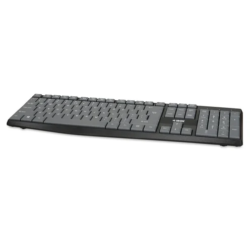 iBOX Eris USB klaviatūra, pilka / juoda image 2