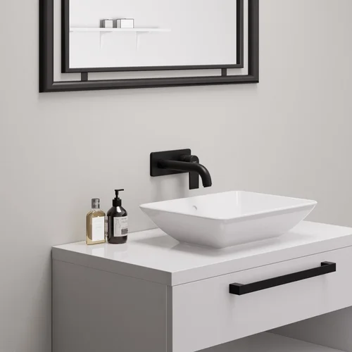 Hansgrohe Vernis Shape potinkinis maišytuvas praustuvui juodos matinės spalvos image 2