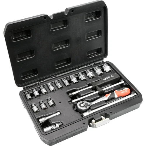Yato CrV 1/4" Įrankių rinkinys 20 vnt. 3,5–14 mm image 3