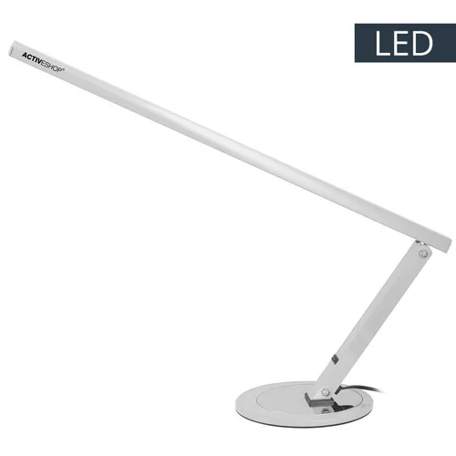 Activeshop SLIM LED stalinė lempa 8,4 W, sidabrinė image 2