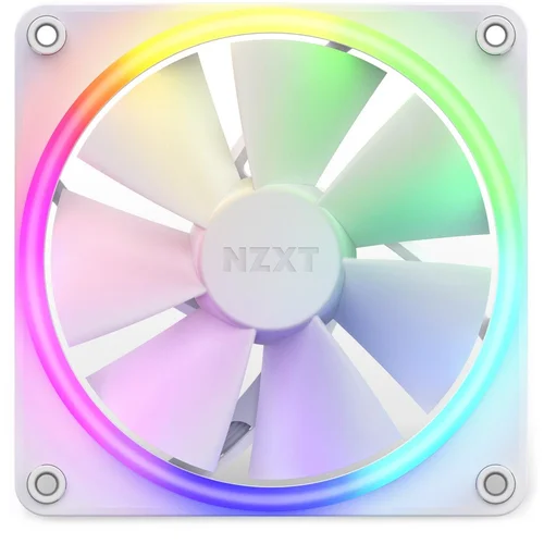 NZXT F120 RGB 120 mm baltas korpuso ventiliatorius image 3