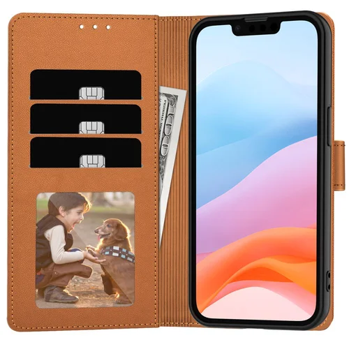 Tech-Protect iPhone 16e rudas piniginės dėklas image 2
