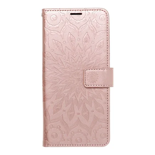 MEZZO knygos dėklas Samsung S24 Ultra, rožinė auksinė mandala image 2