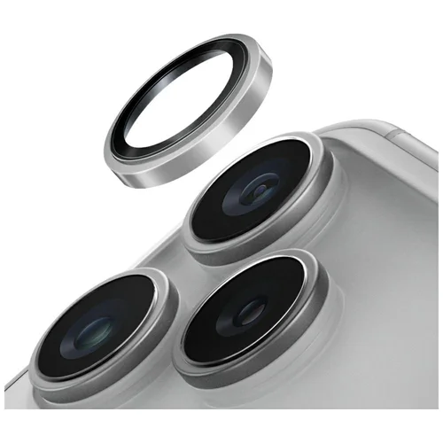 Uniq Optix Prime objektyvo apsauga iPhone 17 Pro / 17 Pro Max, sidabrinė image 1