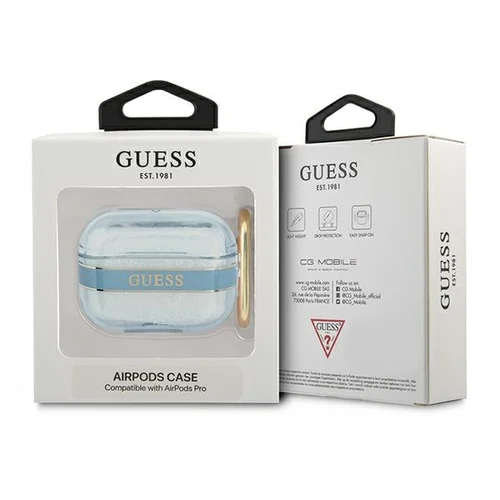 Guess GUAPHHTSB AirPods Pro dėklas, mėlynas image 3