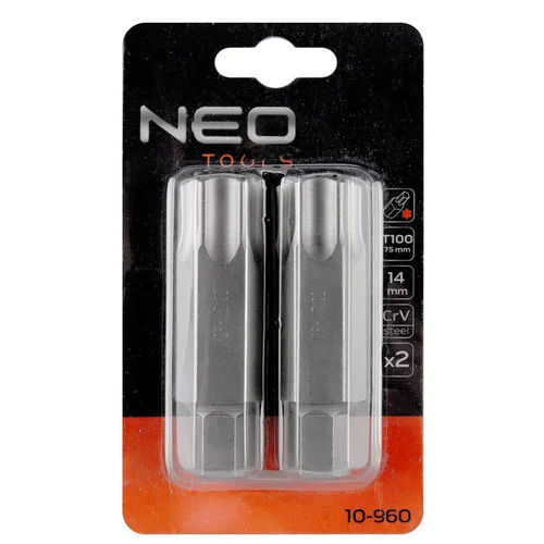 NEO TORX Antgaliukai T100 x 75 mm, S2 plienas image 2