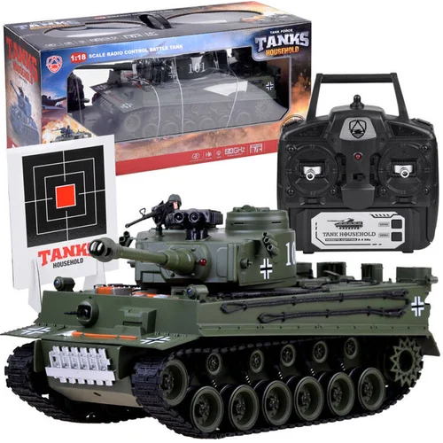 SUŠALDA RC0252ZI vokiškas Tiger tankas 1:18 image 1