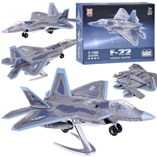 F-22 lėktuvo blokelių rinkinys ZA5027 1:100 image 1