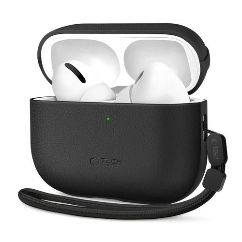 Tech-Protect NaturalFit dėklas AirPods Pro 3, juodas image 1