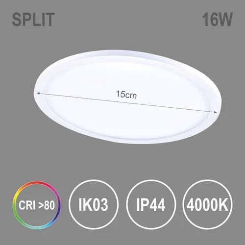 Tope Split R NW 16W LED 4000K image 3