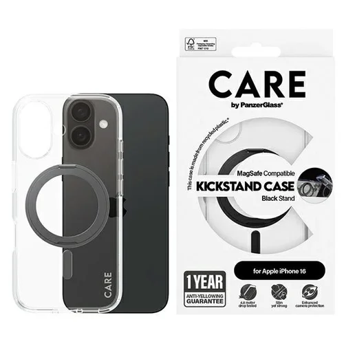 CARE by PanzerGlass 1321 dėklas su atrama iPhone 16, 6,1 col., MagSafe image 1