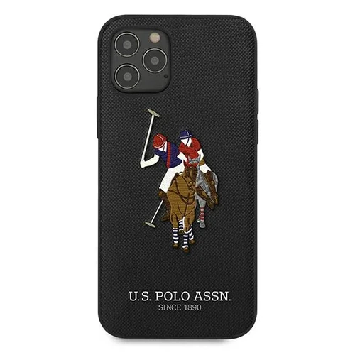 US Polo USHCP12LPUGFLBK dėklas iPhone 12 Pro Max, juodas image 3