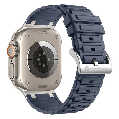 FORCELL F-DESIGN FA06 silikono apyrankė Apple Watch 42/44/45/49 mm mėlyna image 1