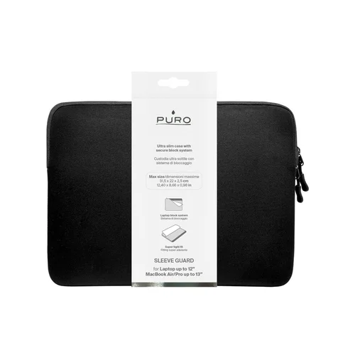 Puro Slim Guard 13 col. nešiojamojo kompiuterio krepšys, juodas image 2