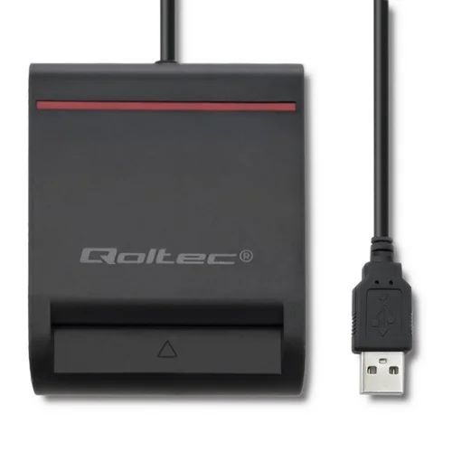 Qoltec išmanusis ID kortelių skaitytuvas image 2