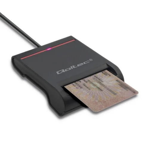 Qoltec išmanusis ID kortelių skaitytuvas image 3