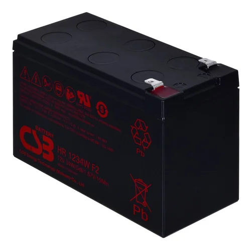 CSB HR1234WF2 12 V 9 Ah baterija image 1